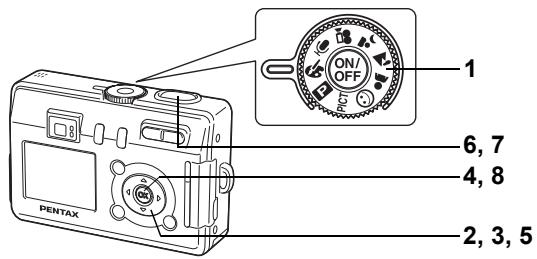 PENTAX OPTIO S30 - Prise de deux photographies en une (Mode deux-en-un) - 5