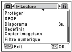 PENTAX OPTIO S30 - Menu [▶ Lecture] - 1