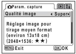 PENTAX OPTIO S30 - Sélection de la qualité de l'image - 1
