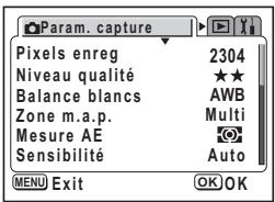 PENTAX OPTIO S30 - Pressez le bouton de navigation (▼). - 1