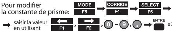 PENTAX R-335EX - Modifier les constantes de cible - 2