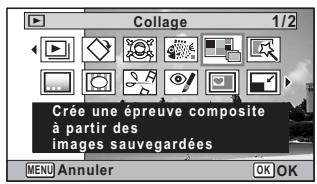 PENTAX OPTIO W90 - Accédez au mode l et appuyez sur le bouton de navigation (▼). - 1