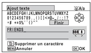 PENTAX OPTIO W90 - Appuyez sur le bouton OK. - 1