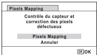 PENTAX OPTIO W90 - Utilisez le bouton de navigation () pour selectionner [Pixels Mapping]. - 1