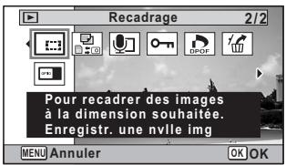 PENTAX OPTIO W90 - Appuyez sur le bouton de navigation () . - 1