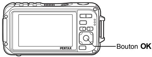 PENTAX OPTIO W90 - Affichage du mode horloge - 1