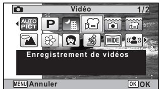 PENTAX OPTIO W90 - Enregistrement de séquences video - 2