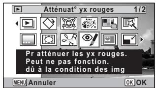 PENTAX OPTIO W90 - Attenuation yeux rouges - 2