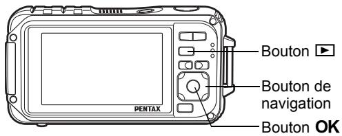 PENTAX OPTIO W90 - Rotation de l'image - 1