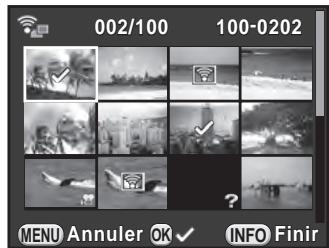 PENTAX K-500 - Appuyez sur le bouton de navigation () dans l'affichage une image du mode lecture. - 1