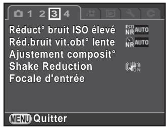 PENTAX K-500 - Appuyez deux fois sur le bouton de navigation (▶). - 2