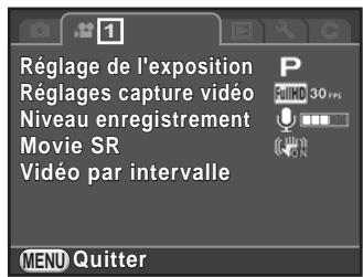 PENTAX K-500 - Réglez le sélecteur de mode sur et appuyez sur le bouton MENU. - 1
