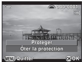 PENTAX K-500 - Protéger des images de l'effacement - 3