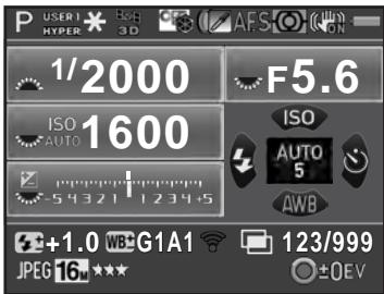 PENTAX K-500 - Écran de contrôle LCD - 1