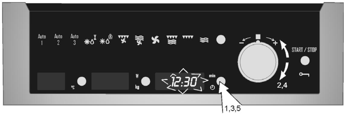ROSIERES RDCM45 - Setting the clock - 1