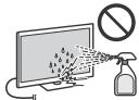 SONY FW-55X8570C, FW-65X8570C - Schermoppervlak/kast van het tevisietoestel behandelen en reinigen - 1
