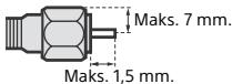 SONY FW-55X8570C, FW-65X8570C - Anbefaling for plugg av F-type - 1