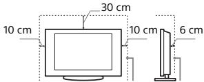 SONY FW-55X8570C, FW-65X8570C - Installed with stand - 1