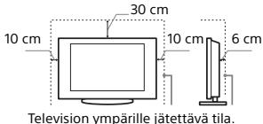 SONY FW-55X8570C, FW-65X8570C - Asennus jalustalle - 1