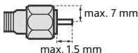SONY FW-55X8570C, FW-65X8570C - Rekommendation for kontakten av F-type - 1