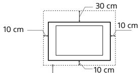 SONY FW-55X8570C, FW-65X8570C - Installed on the wall - 1