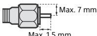 SONY FW-55X8570C, FW-65X8570C - Recomandare privind mufa de tip F - 1