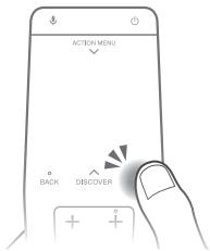 SONY FW-55X8570C, FW-65X8570C - Starten der Einführung/des Lernprogramms für die Touchpad-Fernbedienung - 1