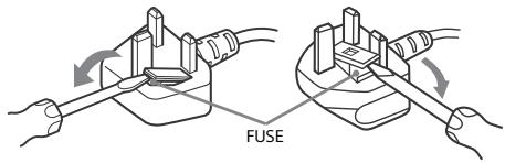 SONY FW-55X8570C, FW-65X8570C - NOTICE FOR CUSTOMERS IN THE UNITED KINGDOM - 1