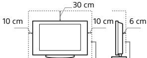 SONY FW-55X8570C, FW-65X8570C - Installation sur pied - 1