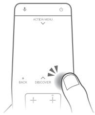 SONY FW-55X8570C, FW-65X8570C - Lansarea introducerii/tutorialului telecomenzii cu touchpad - 1