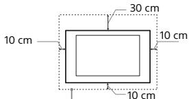 SONY FW-55X8570C, FW-65X8570C - Installation murale - 1