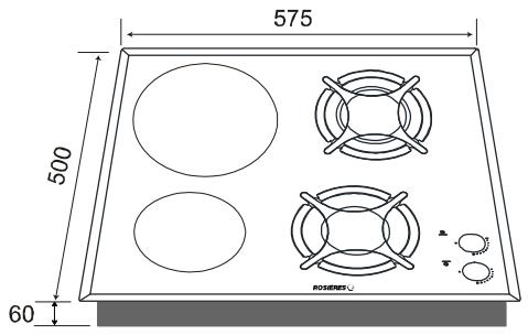 ROSIERES RGI 622 - Encastrement - 2