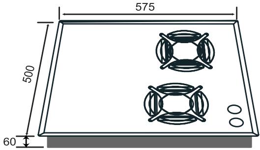 ROSIERES RGI 622 - Vgradnja: - 2