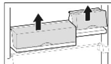 LIEBHERR KES 3670 - Déplacer les balconnets de contre-porte - 2
