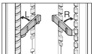 LIEBHERR IK 2754 - Utiliser la tablette de rangement composée de deux parties - 2