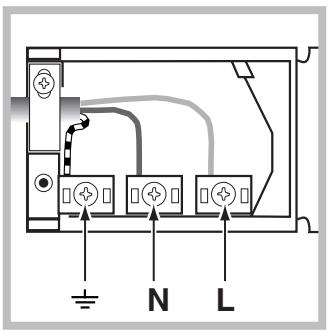 SCHOLTES FN 56 XA - Montaje del cable de alimentacion electrica - 2
