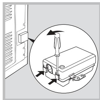 SCHOLTES FN 56 XA - Fitting the power supply cable - 1