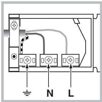 SCHOLTES FN 66 XA - Fitting the power supply cable - 2