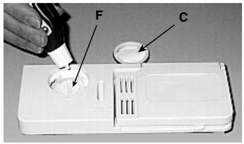 SCHOLTES LVX 9-44 - Introduction du produit de rinceage. - 1