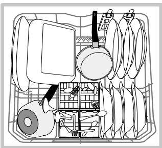 SCHOLTES LTE 14-H206 A - Lower rack and cutlery basket - 2