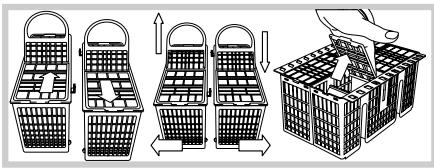 SCHOLTES LTE 14-H206 A - Panier inférieur et panier à couverts - 6