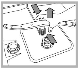 SCHOLTES LTE 14-H208 A - Cleaning the sprayer arms - 2