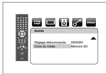 DENON DVD-2500BT - Lecture de la carte mémoire SD - 2