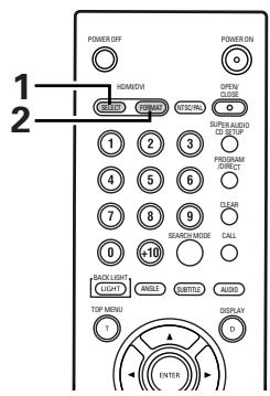 DENON DVD-A1XVA - Réalisation du réglage de sortie 1080P (UTILISATION DE LA CONFIGURATION VIDEO - 2
