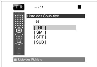 DENON DBP-1610 - Lire le sous-title DivX® créé par l'utilisateur. - 1