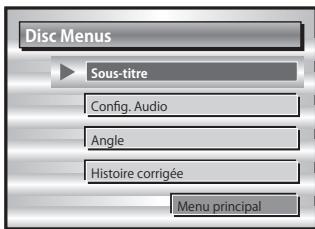 DENON DBP-4010UD - Sélectionnez le titre de la lecture ou le chapitre dans le menu principal pour la lecture. - 1