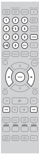 DENON DBP-4010UD - Recherche d'entrée ou configuration de la barre de recherche. - 2