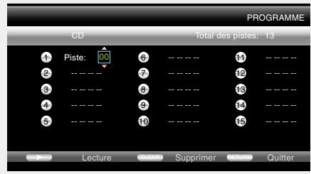 DENON DBT1713, 1713 - Appuyez sur PROG/DIRECT au cours de la lecture. - 1