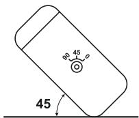 BLAUPUNKT CDC-A01 CHANGER - Montage dans un angle de 45° : - 1