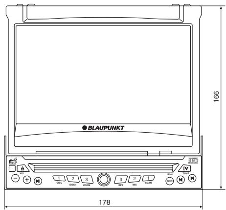 BLAUPUNKT CHICAGO IVDM-7003 EU - Abbildungen / Diagrams / Illustrations / Illustrazioni / Afbeeldingen / Figuras / Figuras / Illustrationer / Figurer / Bilder - 1